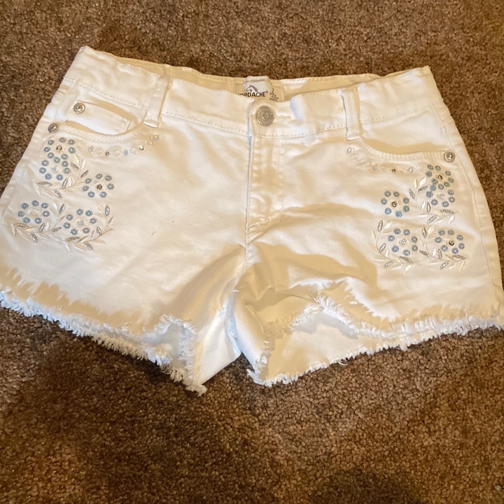Kids Jordache white shorts size 12